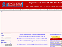 Tablet Screenshot of iescoachingdelhi.com